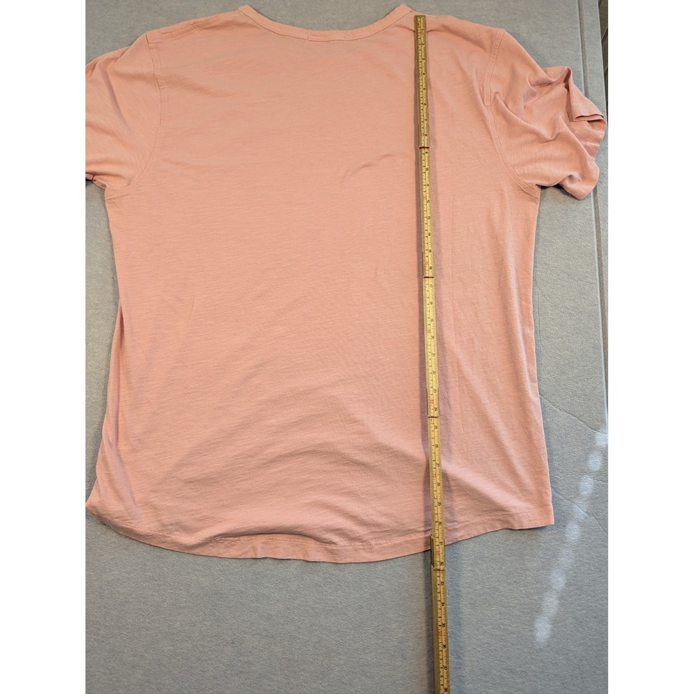 Greyson T-Shirt Mens XXL Pink Short Sleeve Slub Cotton Crewneck Excellent - Picture 8 of 9